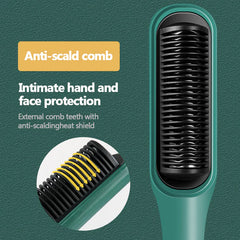 2-in-1 Hair Styling Comb Straightener Hair Brush