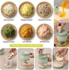 Electric Handheld Vegetable Cutter