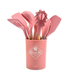 12 PCS SILICONE COOKING UTENSILS SET