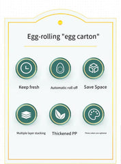AUTO ROLLING EGG STORAGE BOX