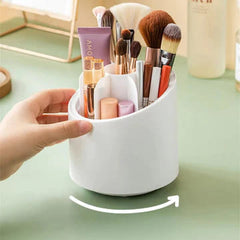 360 DEGREE ROTATING MAKEUP BRUSH HOLDER