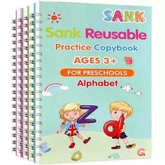 MAGIC BOOK - AUTO DISAPPEARING WRITING - PACK OF 4 BOOKS