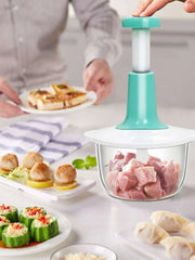Multi-function Meat Grinder Push Manual Food Chopper