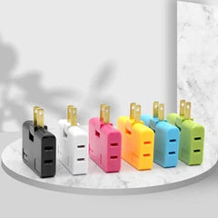 ROTATABLE PLUG ADAPTER 3 IN 1