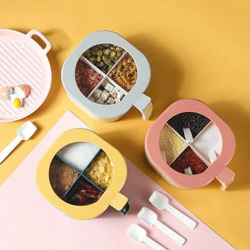 4 SECTION SPICE BOX
