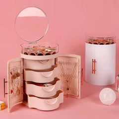 4 LAYERS DRAWERS JEWELLERY BOX