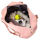 RE-EQUIPPED FASHION TRAVEL BAG WITH SHOE PARTITION