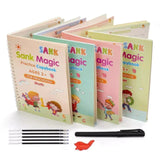 MAGIC BOOK - AUTO DISAPPEARING WRITING - PACK OF 4 BOOKS