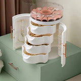 4 LAYERS DRAWERS JEWELLERY BOX