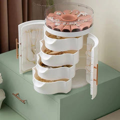 4 LAYERS DRAWERS JEWELLERY BOX