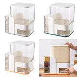 MULTI RICE STORAGE CONTAINER WITH 4 COMPARTMENTS