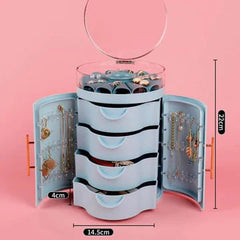 4 LAYERS DRAWERS JEWELLERY BOX