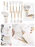 12 PCS SILICONE COOKING UTENSILS SET