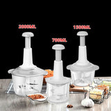 Multi-function Meat Grinder Push Manual Food Chopper