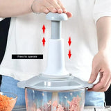 Multi-function Meat Grinder Push Manual Food Chopper