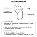 USB SMART VOICE CONTROL LED LAMP