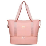 RE-EQUIPPED FASHION TRAVEL BAG WITH SHOE PARTITION