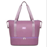 RE-EQUIPPED FASHION TRAVEL BAG WITH SHOE PARTITION
