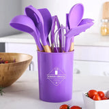 12 PCS SILICONE COOKING UTENSILS SET