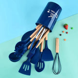 12 PCS SILICONE COOKING UTENSILS SET