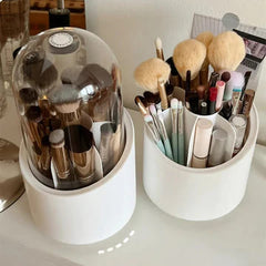 360 DEGREE ROTATING MAKEUP BRUSH HOLDER