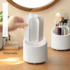 360 DEGREE ROTATING MAKEUP BRUSH HOLDER