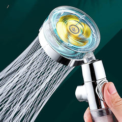 High Pressure Water Saving Handheld Shower With Fan 360 Rotated