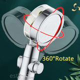 High Pressure Water Saving Handheld Shower With Fan 360 Rotated