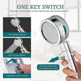 High Pressure Water Saving Handheld Shower With Fan 360 Rotated
