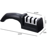 Knife Sharpener With Non Slip Rubber Handle😍